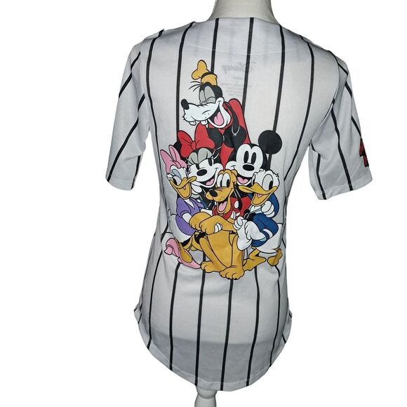 NEW Disney Mickey Mouse and Friends Ladies SM V Neck Jersey - Picture 3 of 7